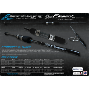 Oceans Legacy Slow Element Overhead Jig Rod - Spiral Guide by Oceans Legacy at Addict Tackle