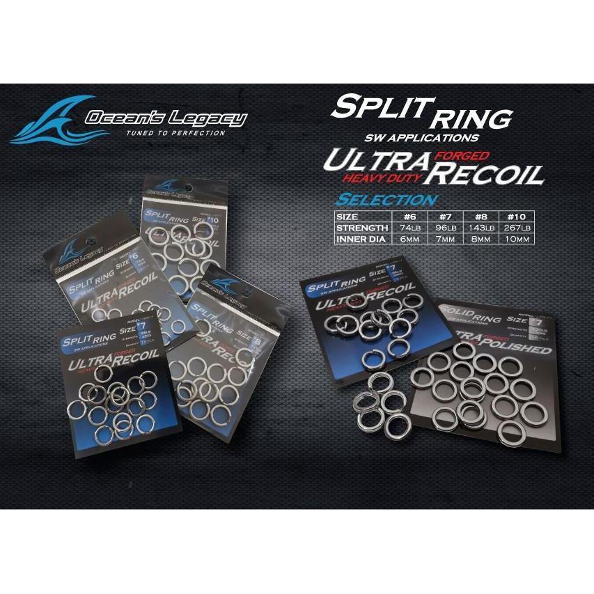 Oceans Legacy Split Rings by oceans legacy at Addict Tackle
