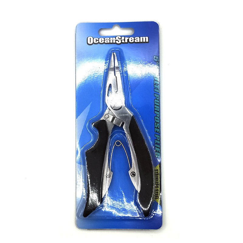 OceanStream 5&#39; Stainless Steel Multi Purpose Pliers - Addict Tackle