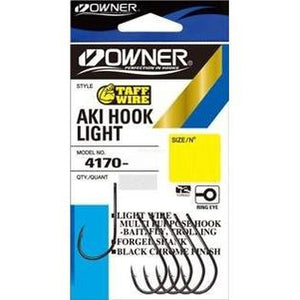 Owner AKI Light Hook by Owner at Addict Tackle