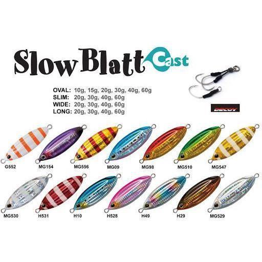 Palms Slow Blatt Oval Cast Jig 40g - Addict Tackle