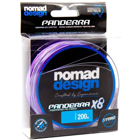 Nomad Panderra X8 Braid Multi Colour 200m by Nomad Design at Addict Tackle