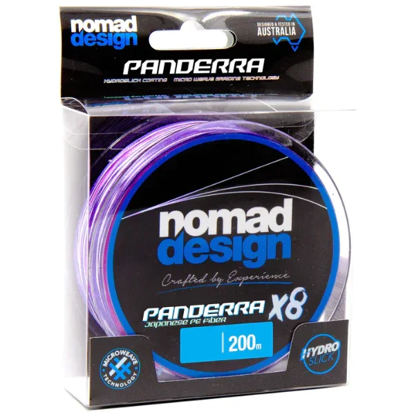 Nomad Panderra X8 Braid Multi Colour 200m by Nomad Design at Addict Tackle