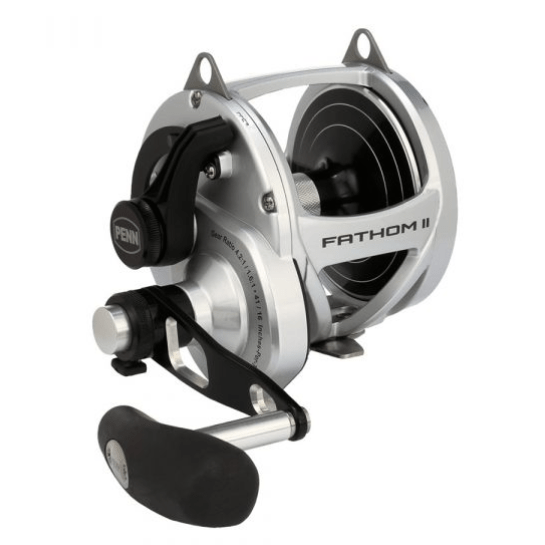 Penn 2022 Fathom II Lever Drag 2 Speed Overhead Reel - Addict Tackle