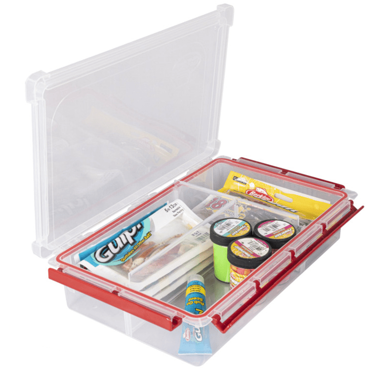 Plano Stowaway 1 - 3 Compartment Waterproof Tackle Tray - Addict Tackle
