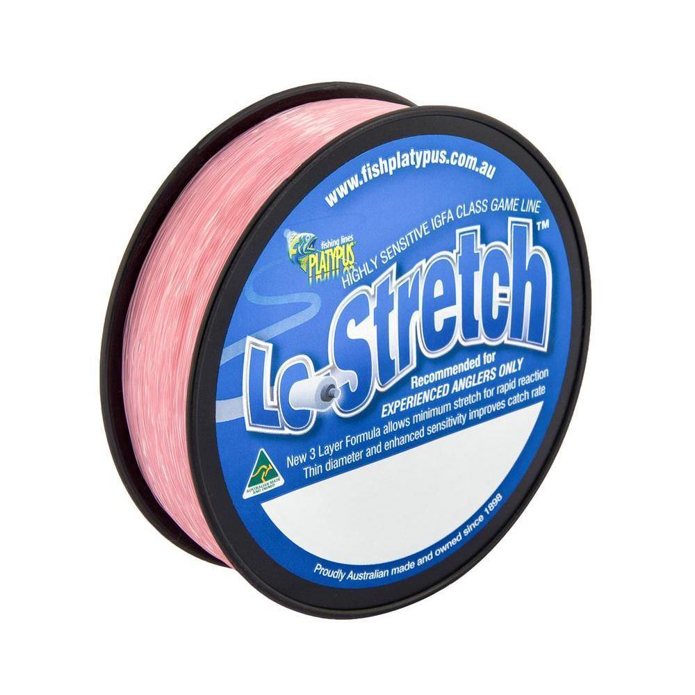 Platypus Lo-Stretch Mono Pink Fishing Line 300m by Platypus at Addict Tackle