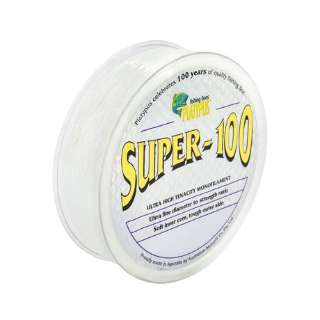 Platypus Platinum Super 100 Mono Fishing Line - 300m by Platyus at Addict Tackle