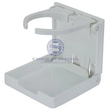 Relaxn Drink Holder Folding White by Sam Allen at Addict Tackle