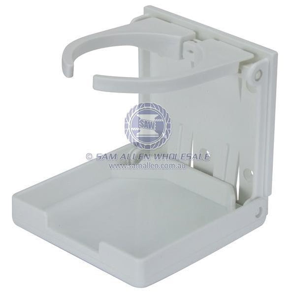 Relaxn Drink Holder Folding White by Sam Allen at Addict Tackle