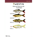 Ricky The Roach Hardbody Swimbait (HL/SB) by Westin at Addict Tackle