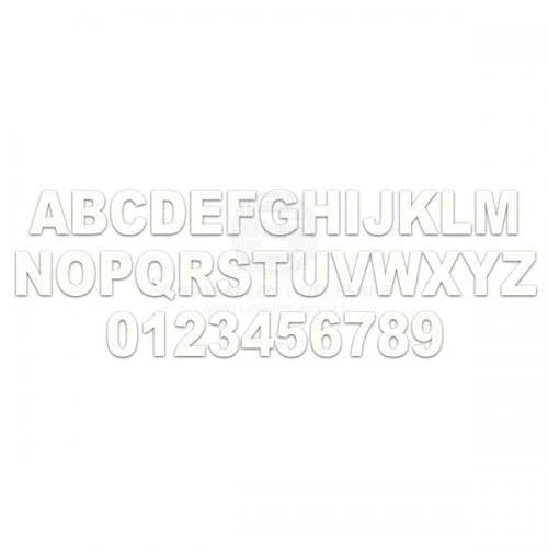 Boat Rego Numbers - 100mm White - Addict Tackle
