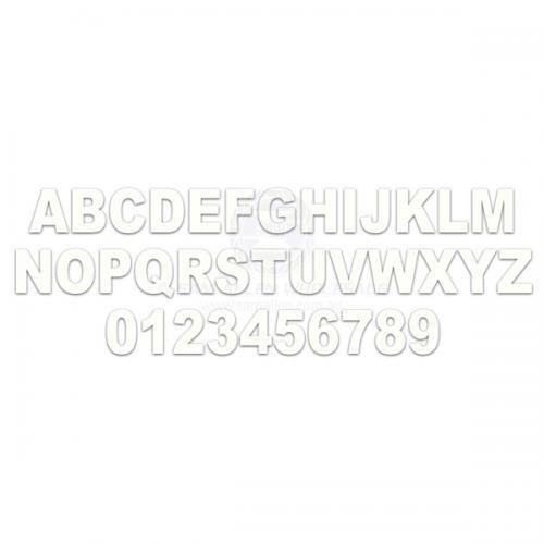 Boat Rego Numbers - 100mm White - Addict Tackle