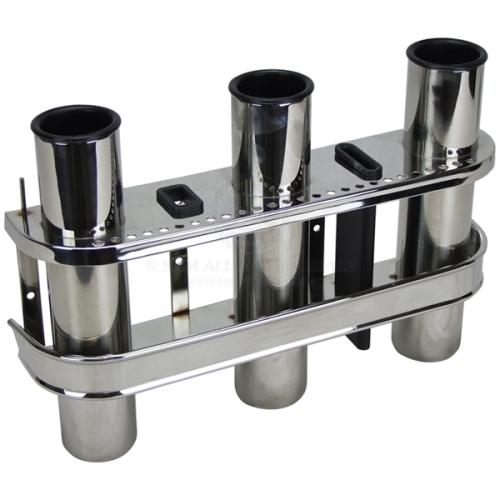 STAINLESS STEEL ROD HOLDERS - WITH STORAGE SPACE - Addict Tackle
