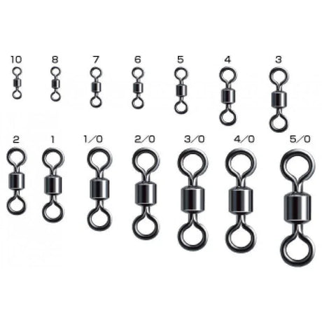 Sasame Rolling Swivels - Red by Sasame at Addict Tackle