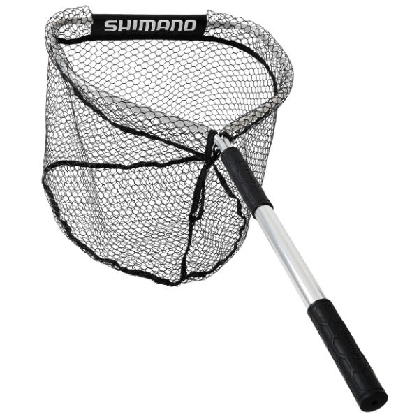 Shimano Large Wide Silicon Mesh 500 Landing Net - Addict Tackle
