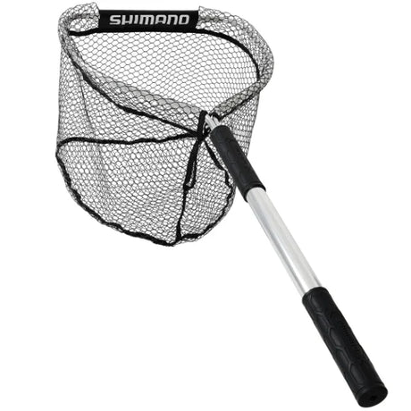 Shimano Small Wide Silicon Mesh 500 Landing Net - Addict Tackle
