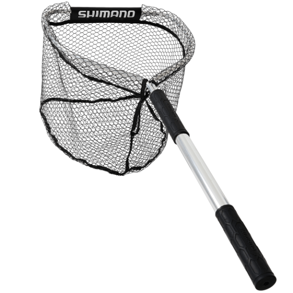 Shimano Small Wide Silicon Mesh 500 Landing Net - Addict Tackle
