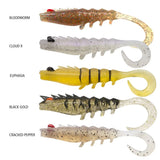 Squidgies Prawn Wriggler Tail Soft Plastics 65mm - Addict Tackle