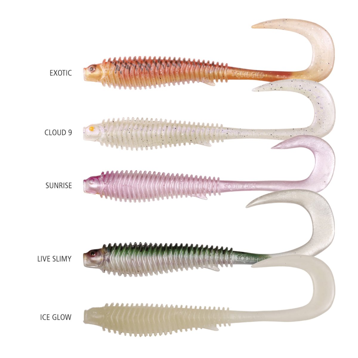 Squidgies Reef Wriggler Soft Plastics 175mm - Addict Tackle