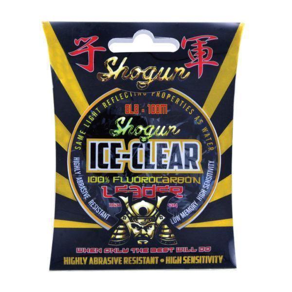Shogun Ice Clear 100% Fluorocarbon Leader 100m by Shogun at Addict Tackle