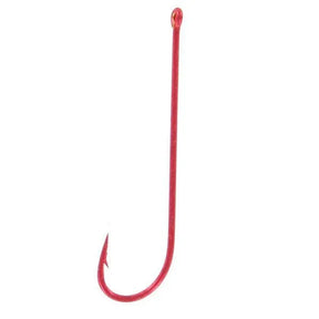 Shogun Red Long Shank Fishing Hooks - 25 Pack by Shogun at Addict Tackle