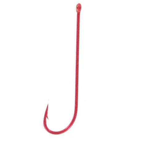 Shogun Red Long Shank Fishing Hooks - 25 Pack by Shogun at Addict Tackle