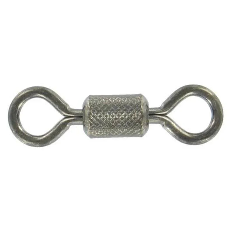 Shogun Black Rolling Swivels - 50 pack by Shogun at Addict Tackle