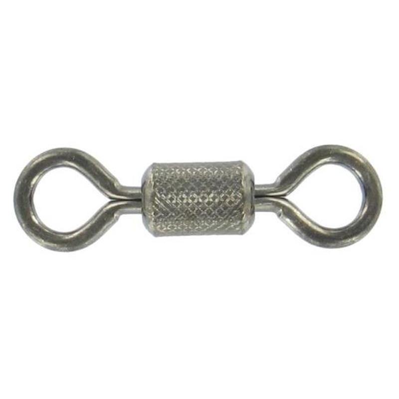 Shogun Black Rolling Swivels - 50 pack by Shogun at Addict Tackle