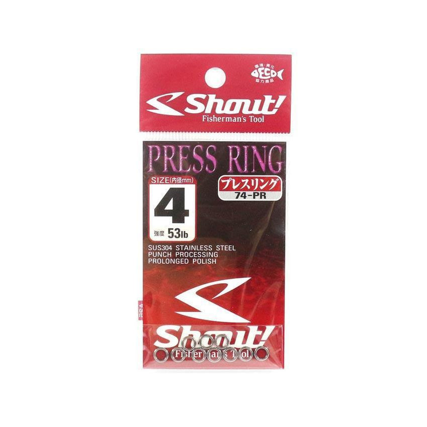 Shout 74-PR Press Rings by Shout at Addict Tackle