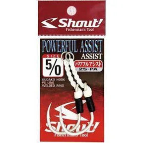 Shout Powerful Assist Hooks - Qty 2 by Shout at Addict Tackle