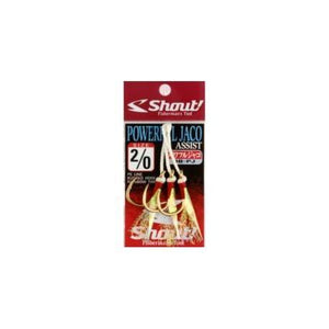 Shout Powerful Jaco Assist Jigging Hook - Qty 3 by Shout at Addict Tackle