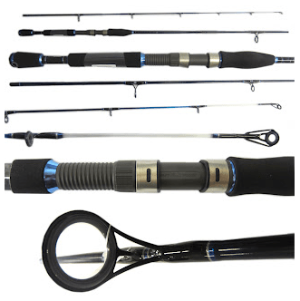 Silstar Crystal Blue Power Tip Spin &amp; Baitcast Rods - Addict Tackle