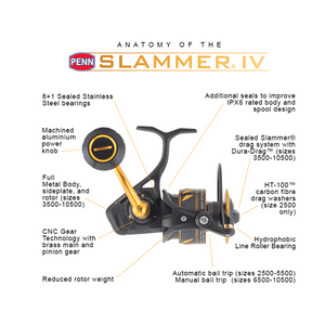 PENN SLAMMER IV HS SPINNING REEL by Penn at Addict Tackle