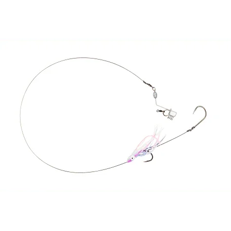 Kingfisher Slide Bait Rig Weighted With Hood and Squid Skirt by Kingfisher Aus at Addict Tackle