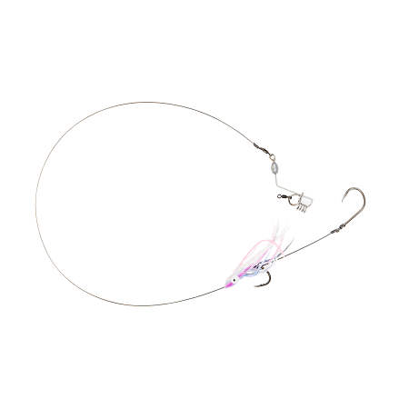 Kingfisher Slide Bait Rig Weighted With Hood and Squid Skirt by Kingfisher Aus at Addict Tackle