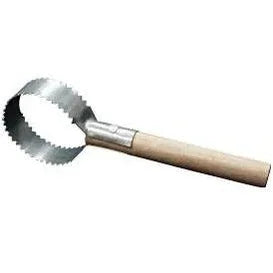 STM Fish Scaler - Wooden Handle by STM Tackle at Addict Tackle