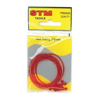 STM Red Tubing &amp; Beads by STM Tackle at Addict Tackle