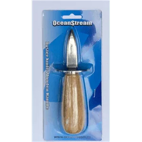 STM Oyster Knife Wooden Handle - Addict Tackle