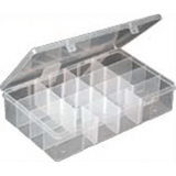 STM TACKLE BOX Clear Deep Adjustable Compartments - Addict Tackle