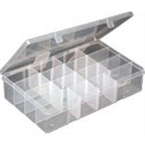 STM TACKLE BOX Clear Deep Adjustable Compartments - Addict Tackle