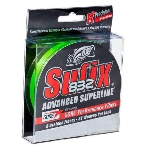 Sufix 832 Advanced Superline Braid Neon Lime - 600yd - Addict Tackle