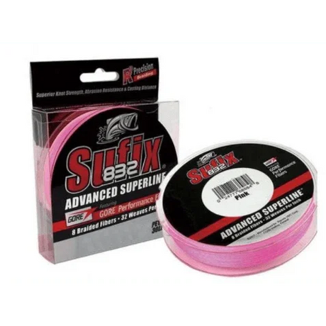 Sufix 832 Advanced Superline Braid Pink - 150yd - Addict Tackle