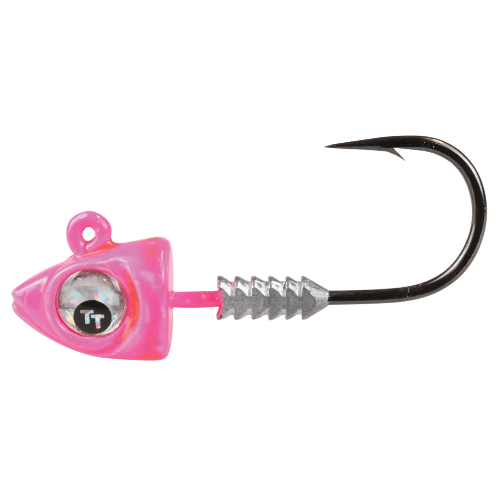 Tackle Tactics Big EyeZ Jighead Pink - Addict Tackle