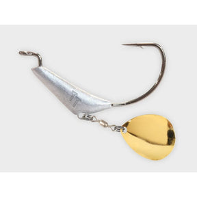 Tackle Tactics Chinlock Spinz Weighted Bladed Weedless Gold - Addict Tackle