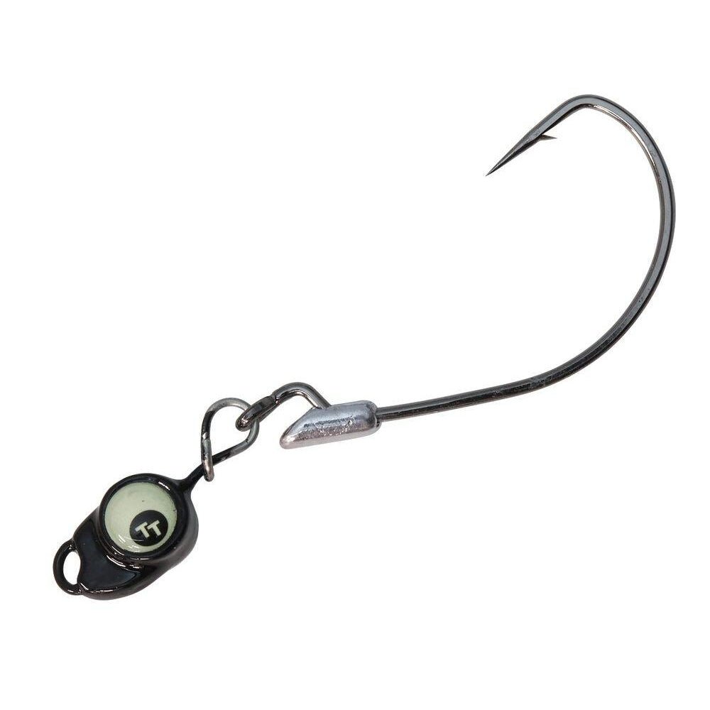 Tackle Tactics Snake Eyez Jig Head Black - Addict Tackle