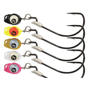 Tackle Tactics Snake Eyez Jig Head Chartreuse - Addict Tackle
