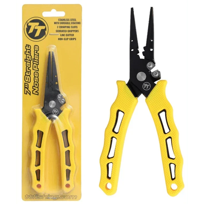TT 7'' Straight Nose Pliers - Addict Tackle