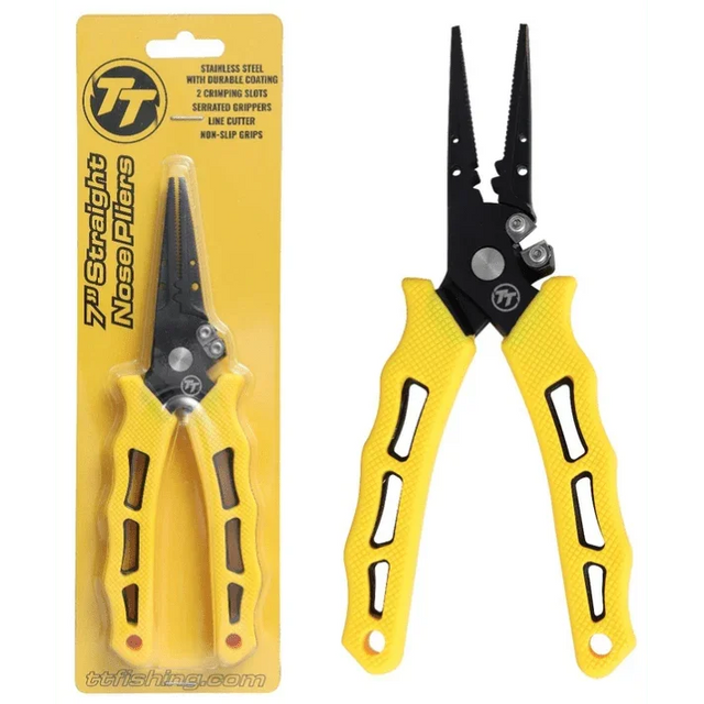 TT 7'' Straight Nose Pliers - Addict Tackle