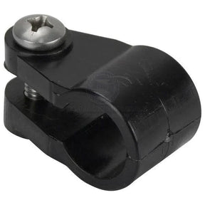 Tube Clamp 25mm Black With Nut by Sam Allen at Addict Tackle