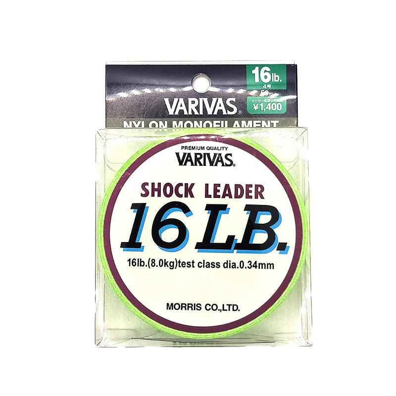 Varivas 100% Fluoro carbon Shock Leader 30m - Addict Tackle